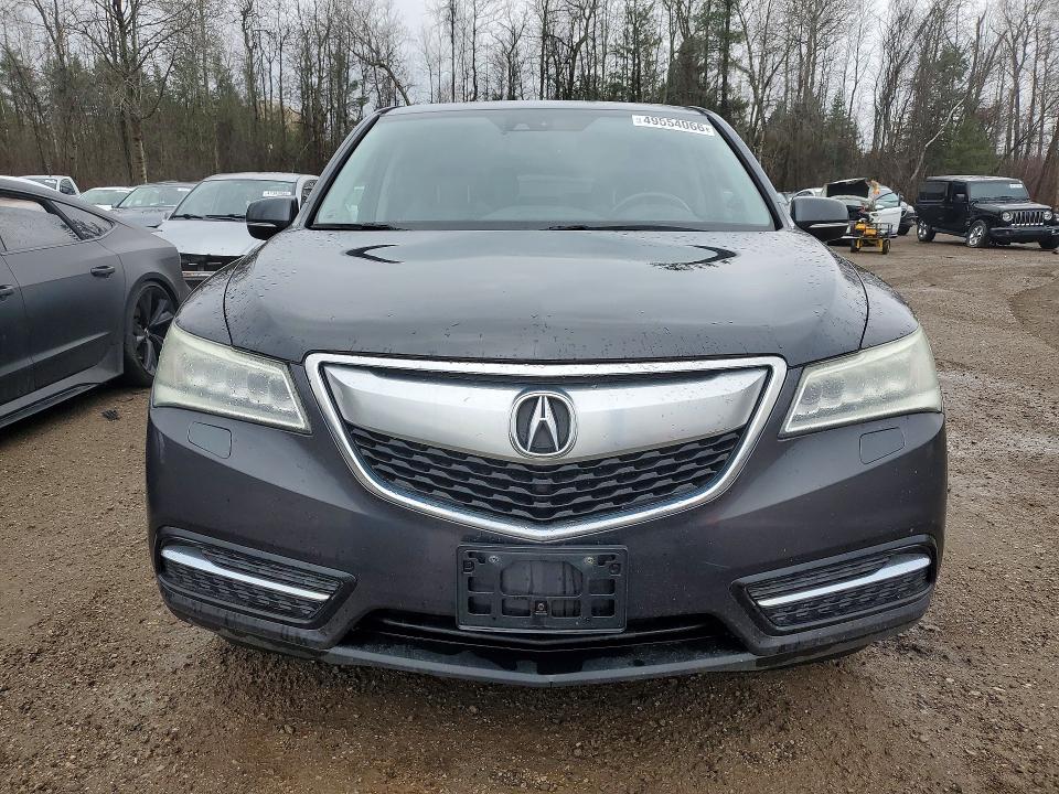 2014 Acura Mdx VIN 5FRYD4H68EB501555 COPART salvage auction — REAR END, On - Permit Salvage, sold $2,150 on 2026-07-02 (photo 5)