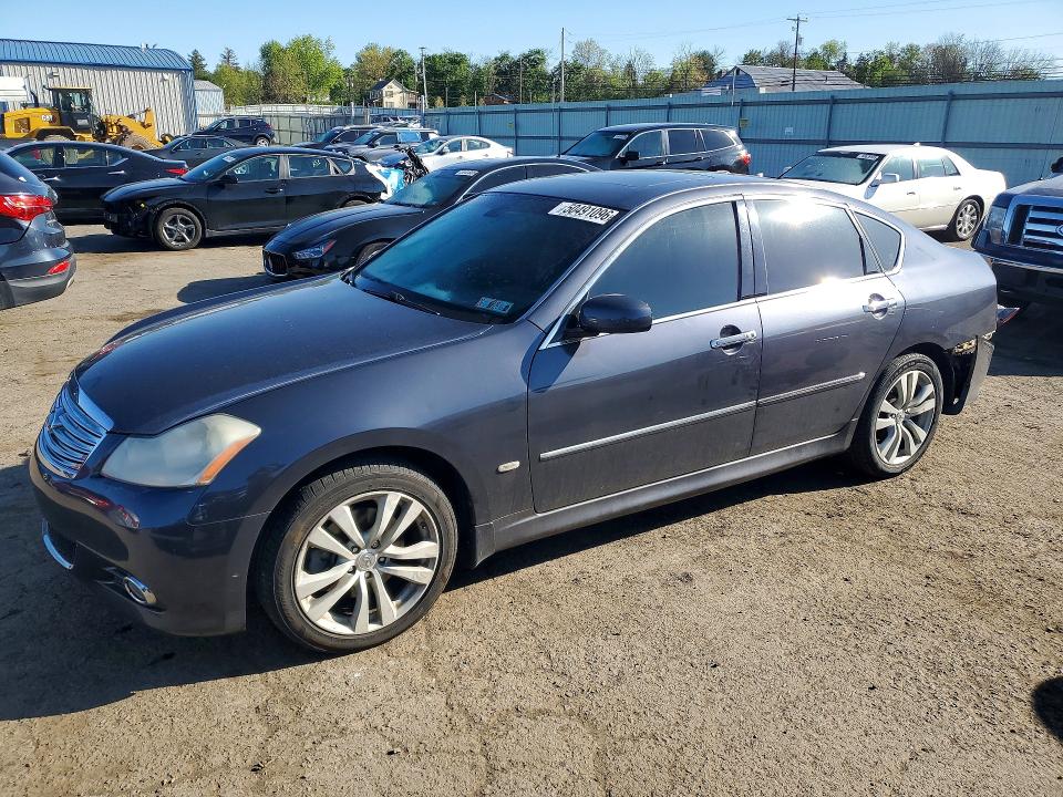 2008 Infiniti M35 VIN JNKAY01F58M650770 COPART salvage auction — REAR END, PA - CERTIFICATE OF SALVAGE, sold $400 on 2026-07-17 (photo 1)