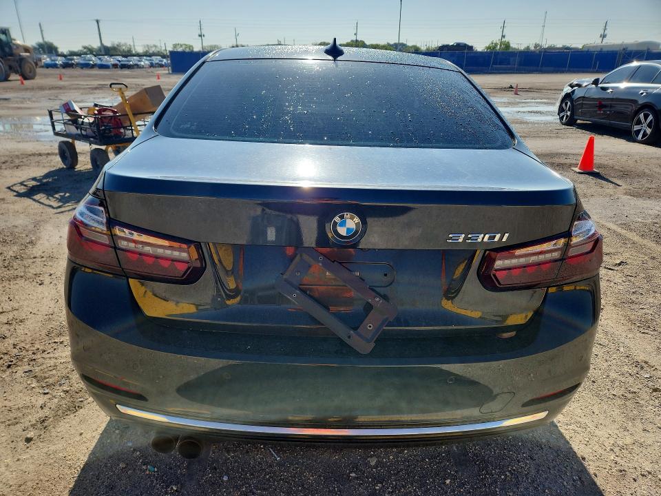 2017 BMW 3 series VIN WBA8B9G55HNU50175 COPART salvage auction — BURN, Fl - Cert Of Title Slvg Rebuildable, sold $350 on 2026-07-27 (photo 6)