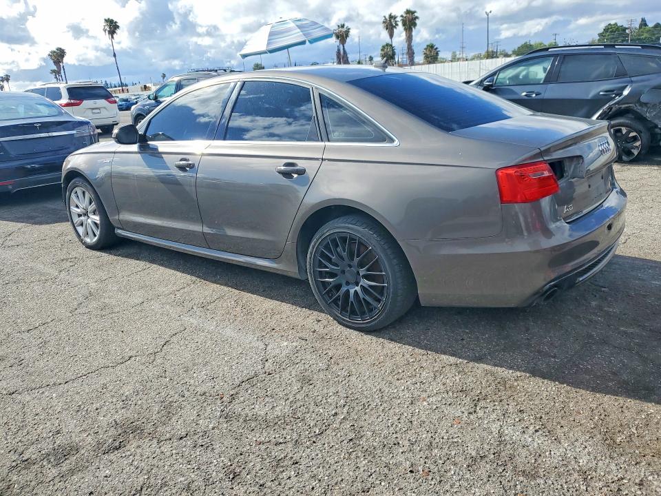 2014 Audi A6 VIN WAUHGAFC0EN074371 COPART salvage auction — FRONT END, Ca - Dis/Dlr/Exp Only Clean Title (P), sold $425 on 2026-07-24 (photo 2)