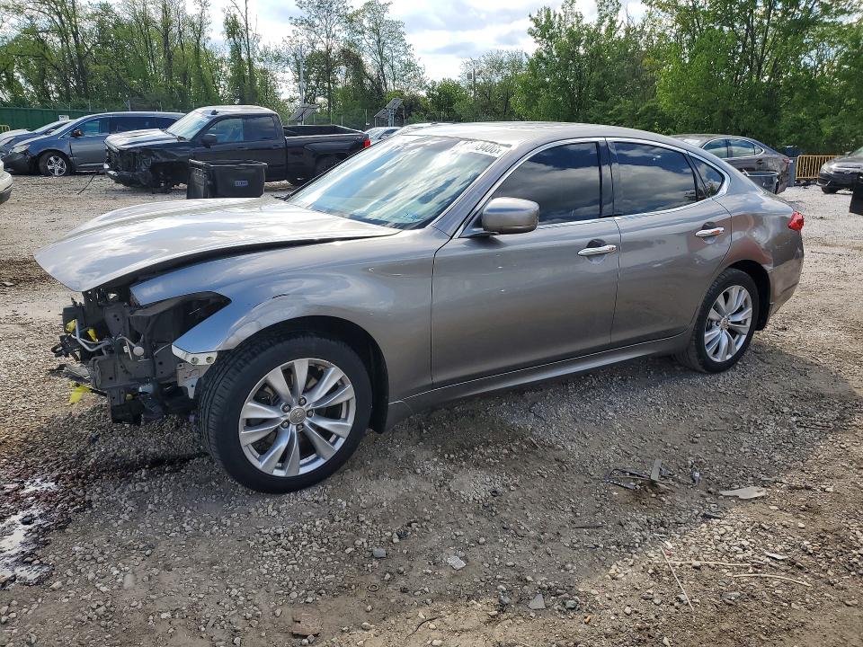 2011 Infiniti M VIN JN1AY1AR7BM570706 COPART salvage auction — FRONT END, Md - Cert Of Salvage > 75% Damage, sold $400 on 2026-07-23 (photo 1)