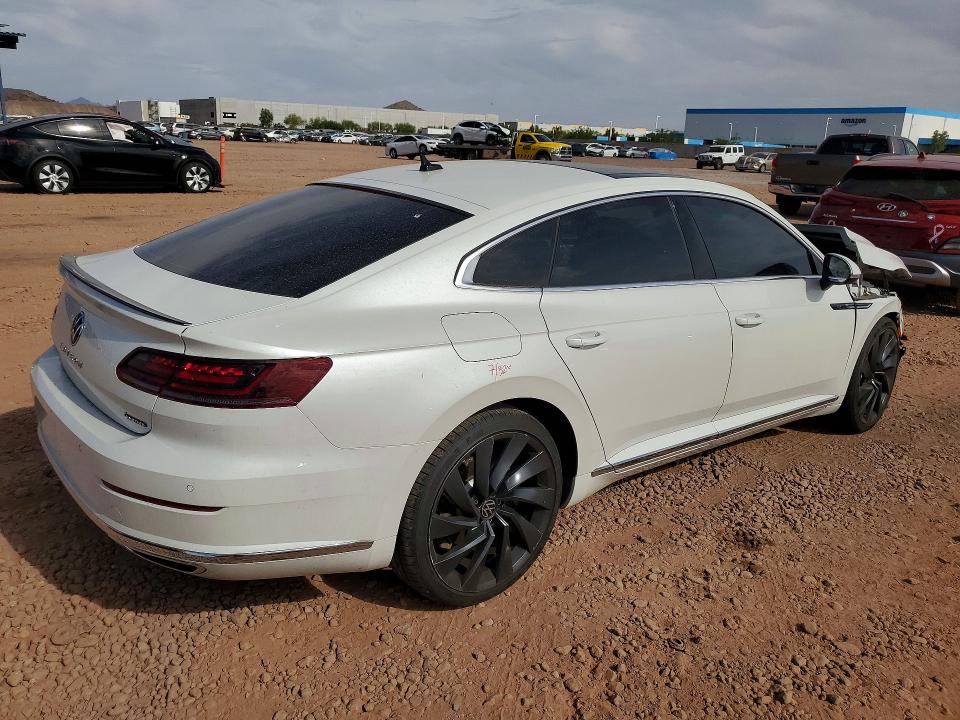 2023 Volkswagen Arteon VIN WVWAR7AN7PE013144 COPART salvage auction — FRONT END, Id - Salvage Certificate Of Title, sold $13,300 on 2026-07-07 (photo 3)
