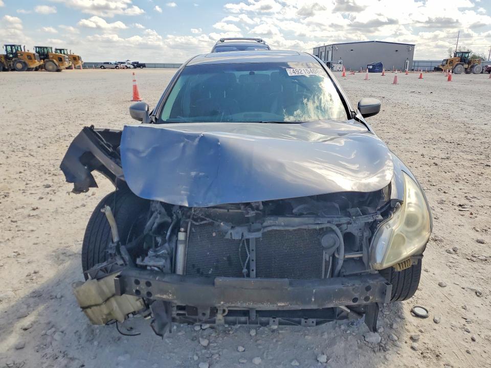 2011 Infiniti G37 VIN JN1CV6AP7BM506453 COPART salvage auction — FRONT END, TX - NONREPAIRABLE TITLE, sold $300 on 2026-07-09 (photo 5)