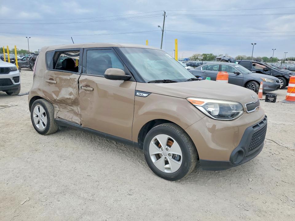 2015 Kia Soul VIN KNDJN2A20F7167461 COPART salvage auction — SIDE, Id - Salvage Certificate Of Title, sold $1,050 on 2026-07-31 (photo 4)