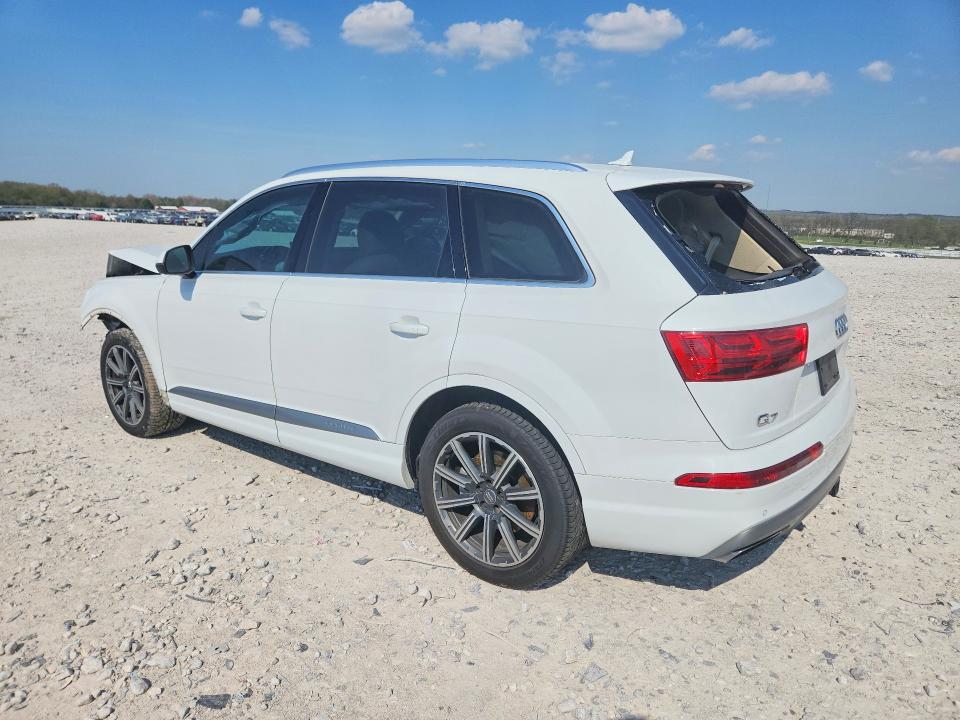 2017 Audi Q7 VIN WA1LAAF72HD005042 COPART salvage auction — FRONT END, Mi - Certificate Of Title, sold $3,200 on 2026-07-09 (photo 2)