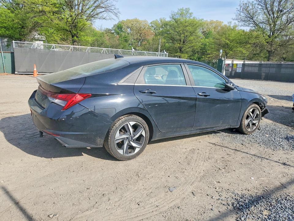 2022 Hyundai Elantra VIN KMHLN4AG8NU366916 COPART salvage auction — ALL OVER, MD - CERT OF SALVAGE > 75% DAMAGE, sold $3,950 on 2026-07-14 (photo 3)