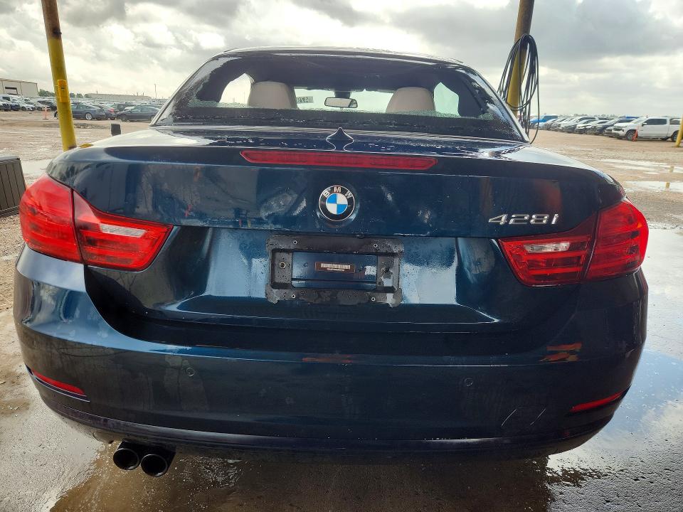 2016 BMW 4 series VIN WBA3V7C55G5A26704 COPART salvage auction — FRONT END, Tx - Certificate Of Title, sold $2,200 on 2026-07-16 (photo 6)