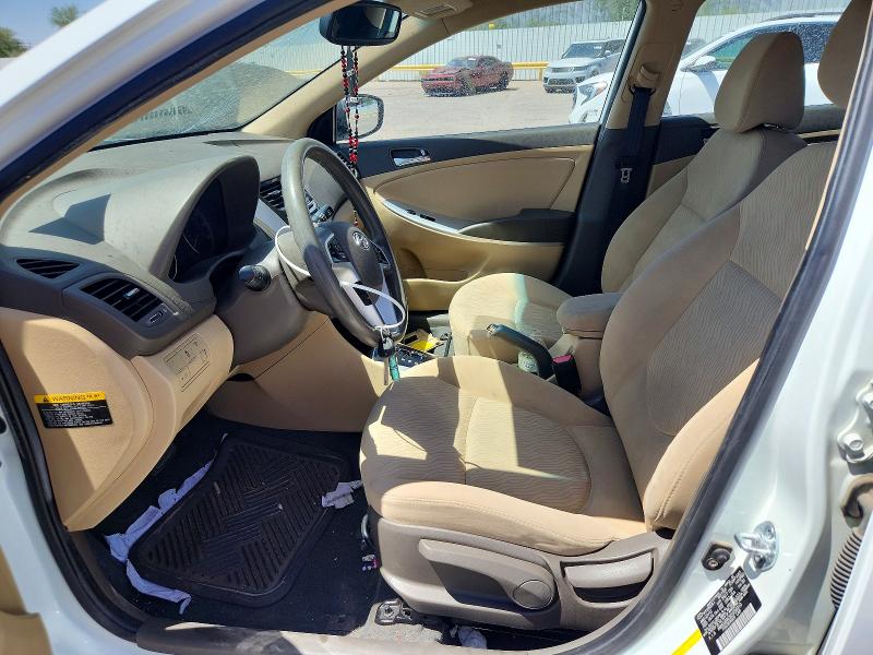 2012 Hyundai VIN KMHCU4AE5CU256310 COPART salvage auction — FRONT END, Az - Cert Of Title - Salvage, sold $1,150 on 2026-07-10 (photo 7)