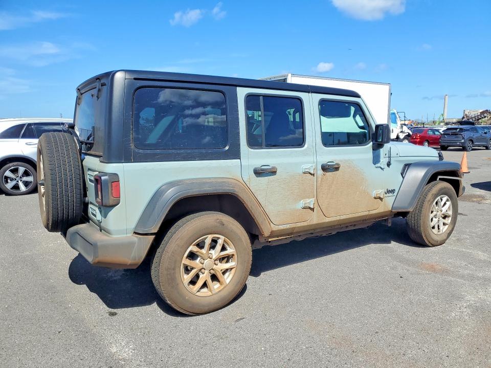 2023 Jeep Wrangler / VIN 1C4HJXDG6PW622562 COPART salvage auction — WATER/FLOOD, Hi - Certificate Of Salvage, sold $8,500 on 2026-07-27 (photo 3)