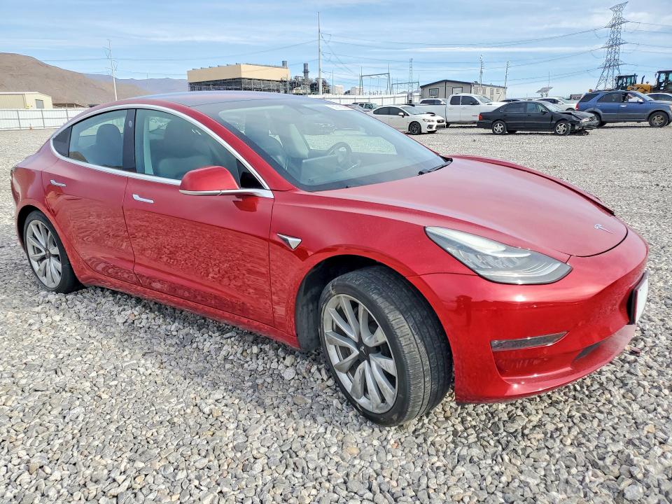 2018 Tesla Model 3 VIN 5YJ3E1EA5JF024416 COPART salvage auction — FRONT END, Nv - Salvage Title, sold $4,000 on 2026-07-13 (photo 4)