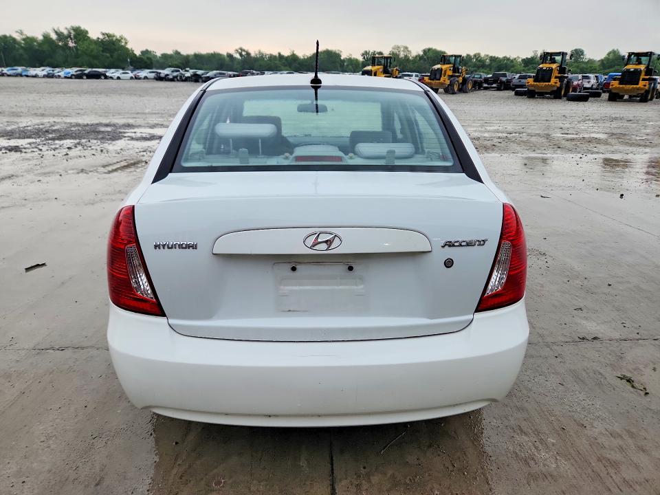 2010 Hyundai Accent VIN KMHCN4AC5AU488799 COPART salvage auction — SIDE, Il - Salvage Certificate, sold $425 on 2026-07-06 (photo 6)