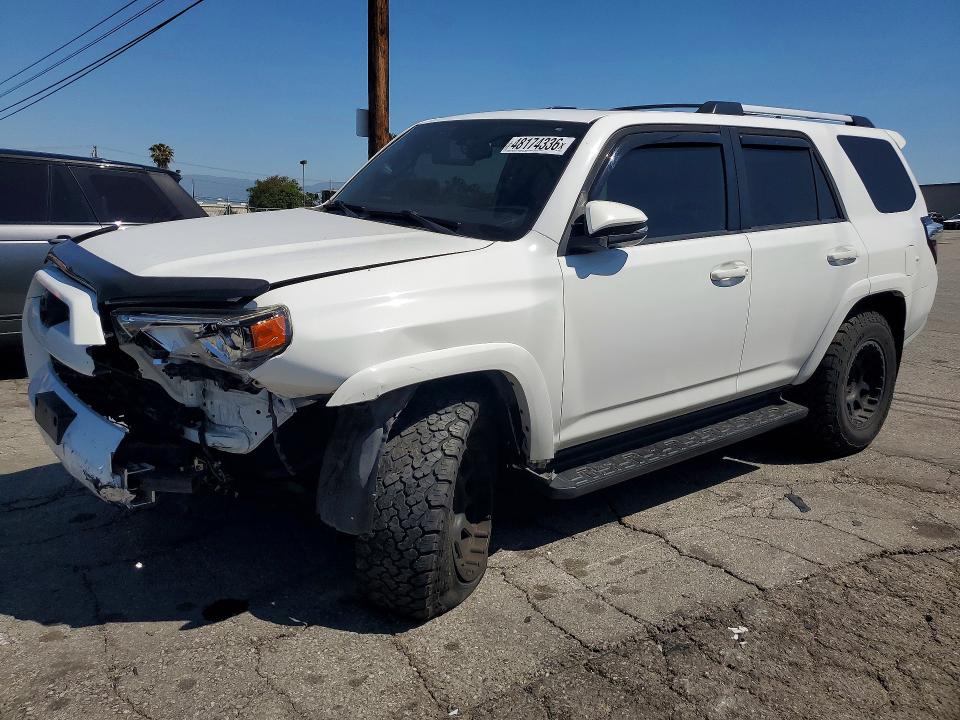 2019 Toyota 4runner VIN JTEZU5JR3K5210616 COPART salvage auction — FRONT END, Ca - Salvage Certificate, sold $9,000 on 2026-07-20 (photo 1)