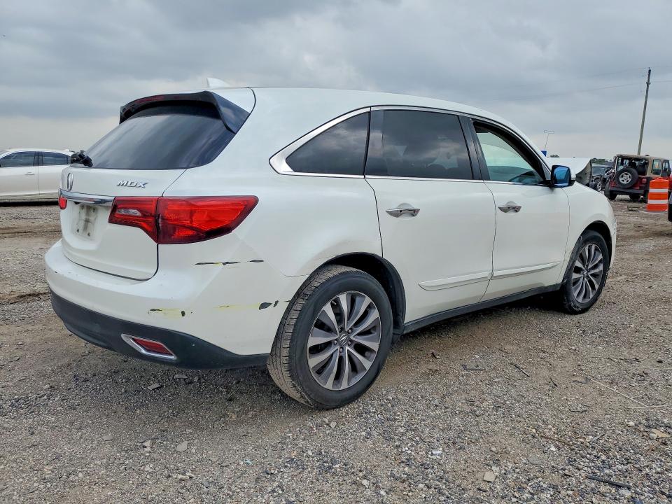 2015 Acura Mdx VIN 5FRYD3H4XFB007675 COPART salvage auction — FRONT END, Salvage Title, sold $1,150 on 2026-09-03 (photo 3)