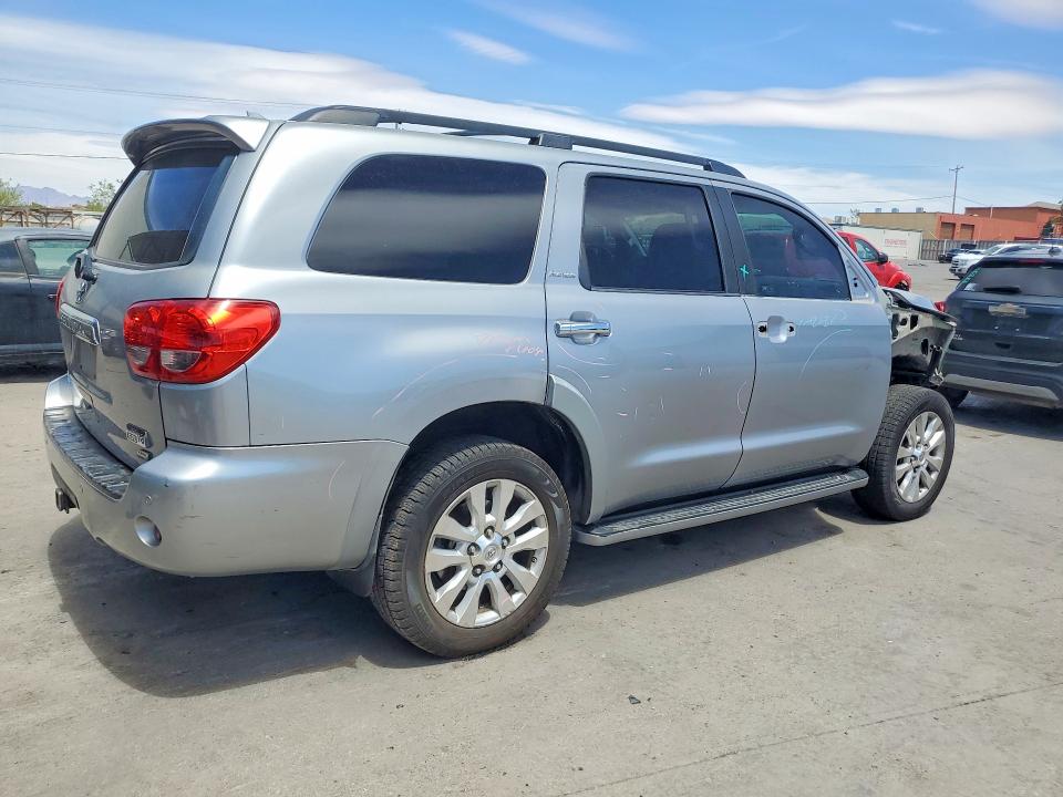 2010 Toyota Sequoia VIN 5TDDW5G15AS026328 COPART salvage auction — FRONT END, TX - SALVAGE VEHICLE TITLE, sold $8,400 on 2026-07-31 (photo 3)