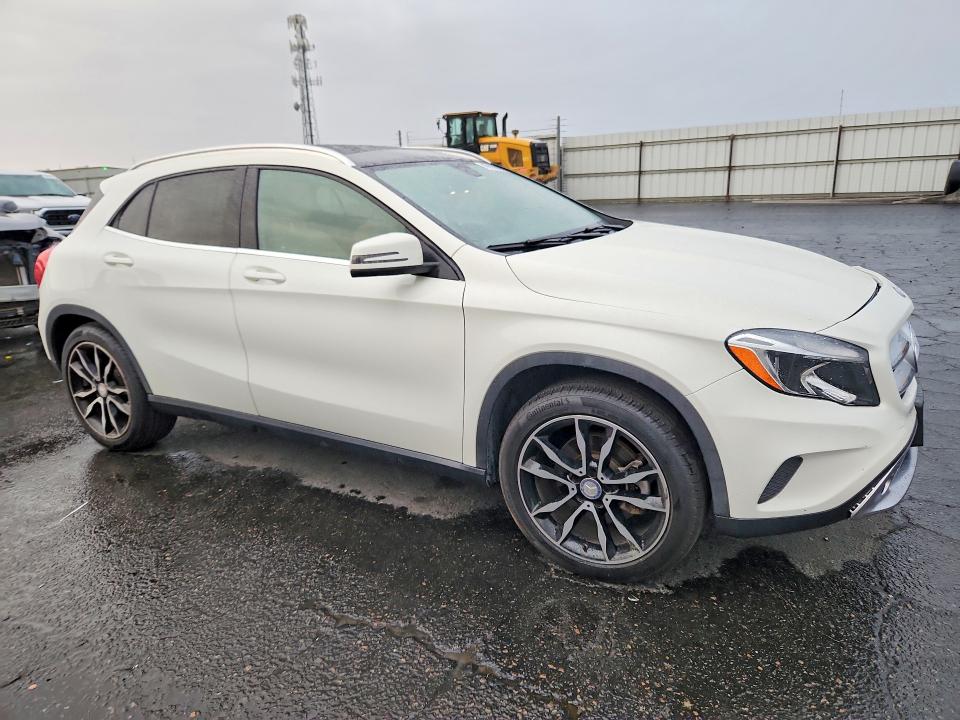 2015 Mercedes-benz Gla-klasse VIN WDCTG4GB6FJ079713 COPART salvage auction — FRONT END, Ca - Salvage Certificate, sold $1,950 on 2026-07-09 (photo 4)