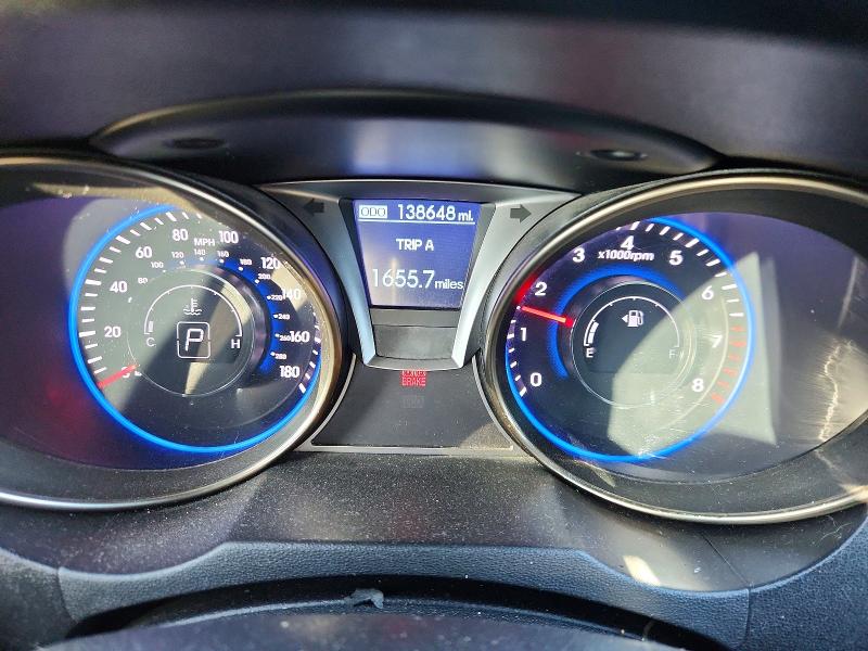 2013 Hyundai Genesis VIN KMHHU6KJ8DU105802 COPART salvage auction — REAR END, Salvage Title, sold $150 on 2026-07-23 (photo 9)