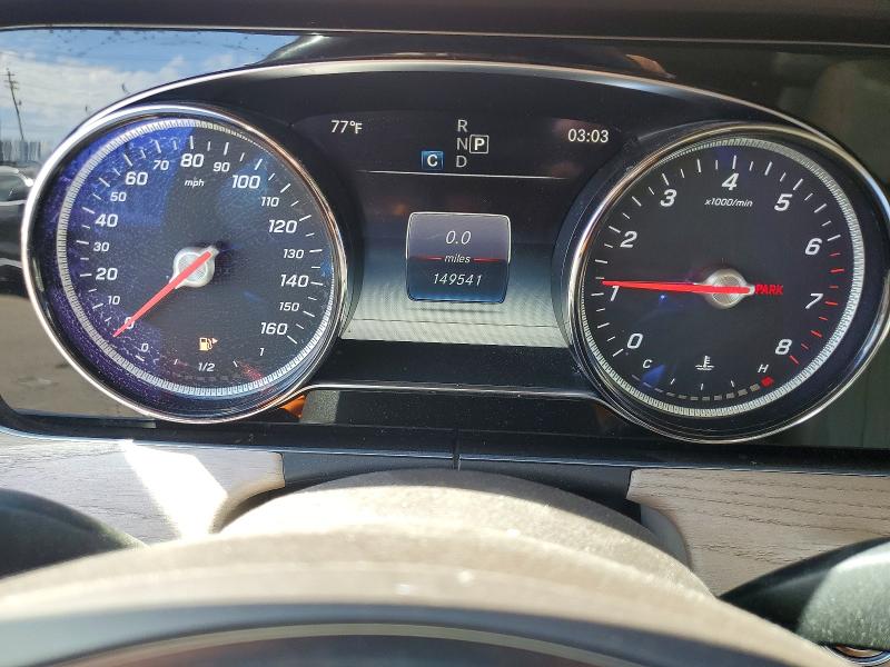 2018 Mercedes-benz E-class VIN WDD1J6FB1JF022719 COPART salvage auction — MINOR DENT/SCRATCHES, Ca - Dis/Dlr/Exp Only Clean Title, sold $7,800 on 2026-07-17 (photo 9)