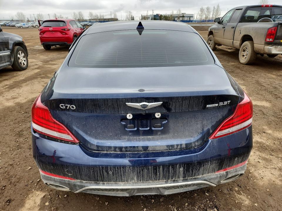 2021 Genesis G70 VIN KMTG54LE9MU073429 COPART salvage auction — FRONT END, Ab - Bos - Salvage, sold $3,450 on 2026-07-07 (photo 6)