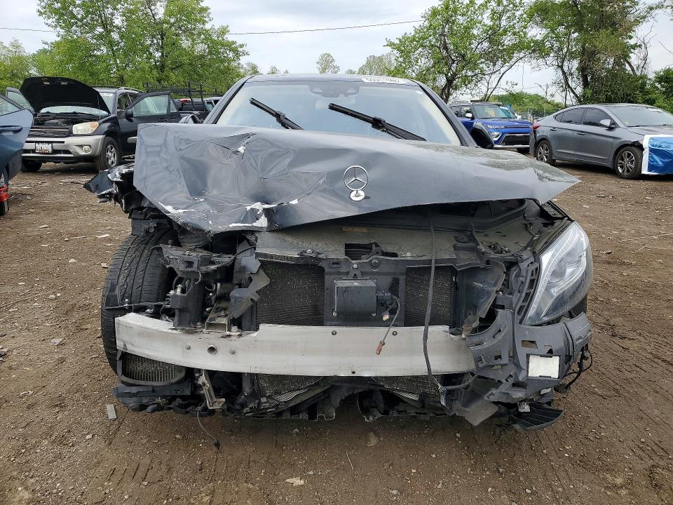 2016 Mercedes-benz S-klasse VIN WDDUG8FB5GA226016 COPART salvage auction — FRONT END, Md - Cert Of Salvage > 75% Damage, sold $3,050 on 2026-07-14 (photo 5)