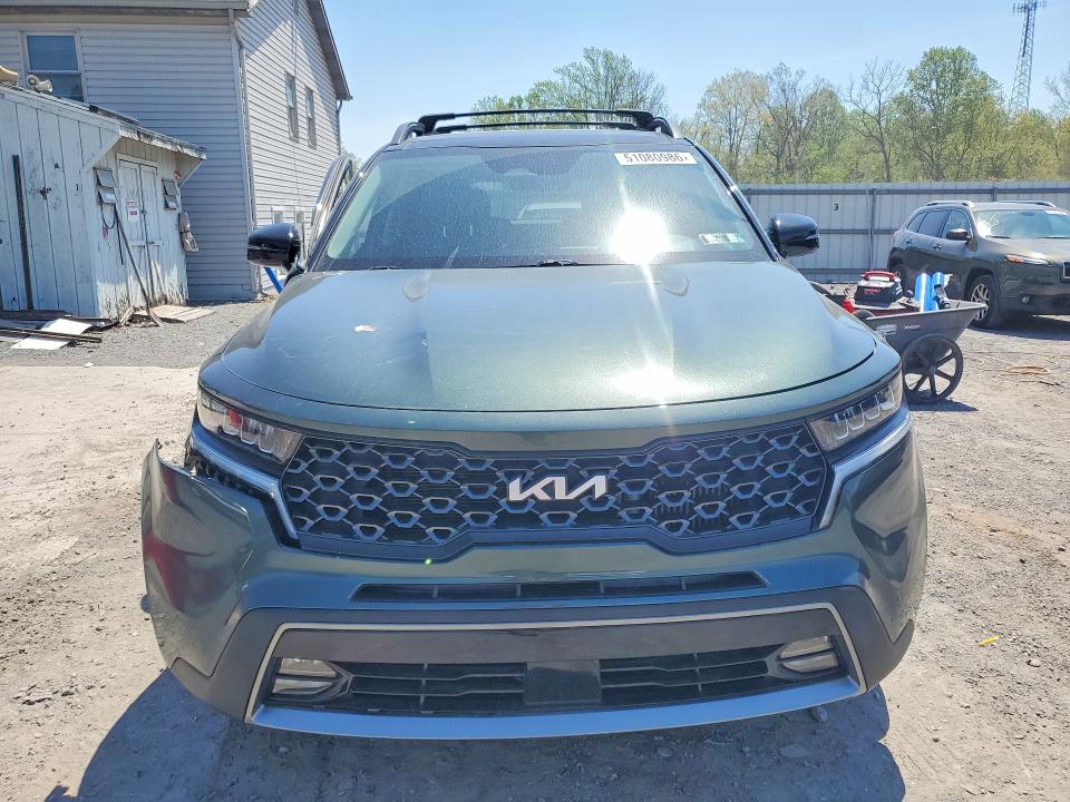 2022 Kia Sorento VIN 5XYRHDLF4NG086048 COPART salvage auction — FRONT END, Pa - Cert Of Title, sold $6,000 on 2026-07-23 (photo 5)