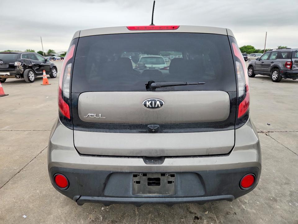 2018 Kia Soul VIN KNDJN2A24J7560016 COPART salvage auction — FRONT END, Tx - Salvage Vehicle Title, sold $900 on 2026-07-09 (photo 6)