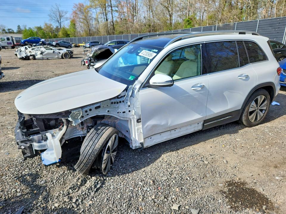 2023 Mercedes-benz Eqb VIN W1N9M0KB3PN054831 COPART salvage auction — FRONT END, Md - Cert Of Salvage > 75% Damage, sold $250 on 2026-07-24 (photo 1)