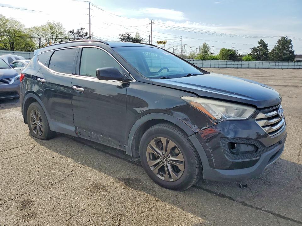 2013 Hyundai Santa fe VIN 5XYZUDLB5DG022074 COPART salvage auction — FRONT END, Oh - Cert Of Title-Salvage, sold $1,350 on 2026-07-08 (photo 4)