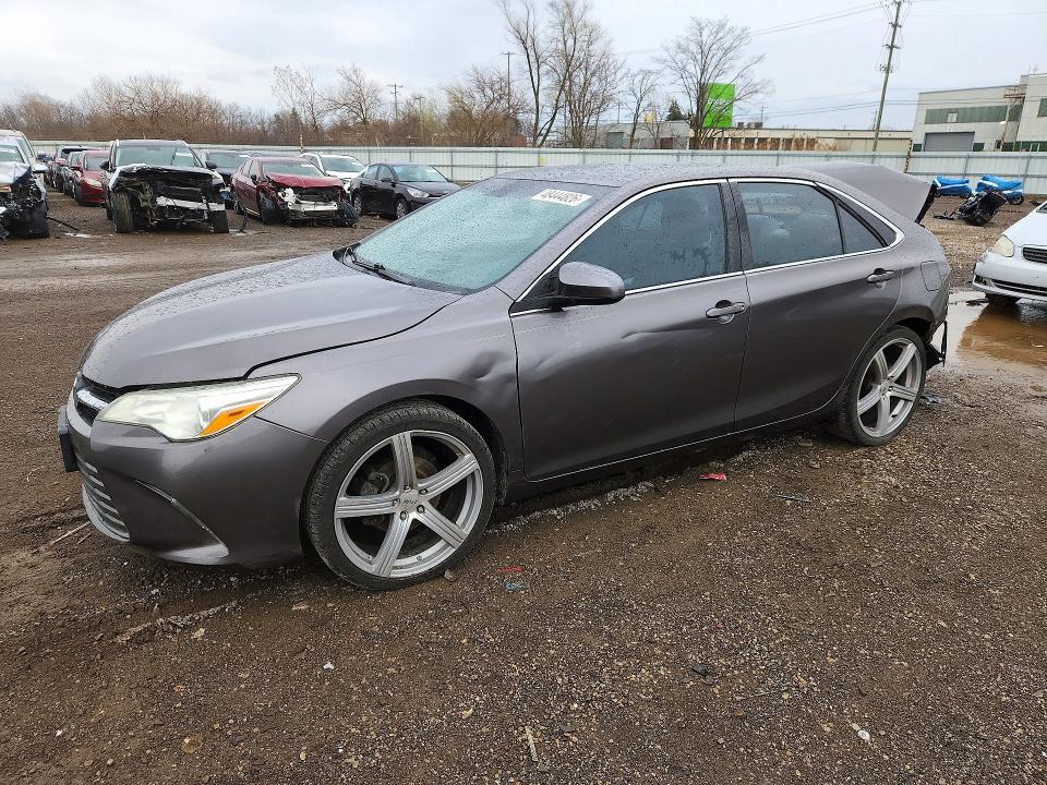 2016 Toyota Camry VIN 4T4BF1FK8GR582343 COPART salvage auction — REAR END, Il - Salvage Certificate, sold $1,600 on 2026-07-09 (photo 1)
