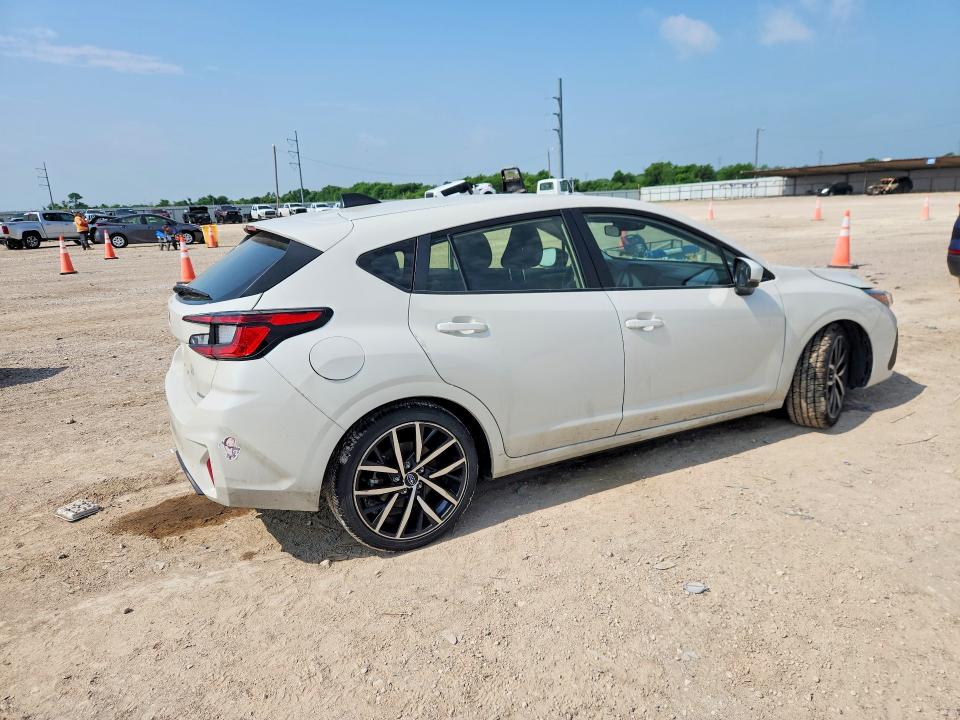 2024 Subaru Impreza VIN JF1GUAFC5R8394741 COPART salvage auction — FRONT END, Tx - Salvage Vehicle Title, sold $4,300 on 2026-07-22 (photo 3)