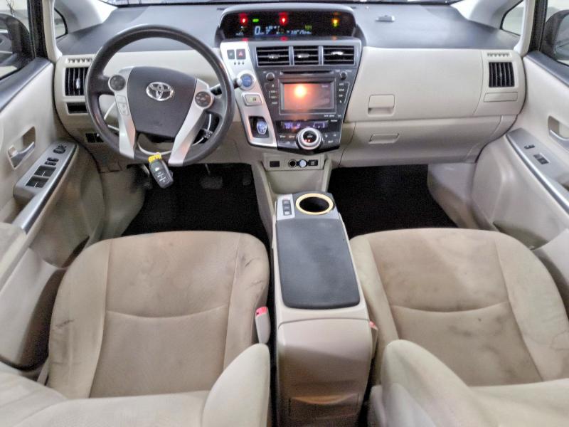 2012 Toyota Prius v VIN JTDZN3EU3C3023054 COPART salvage auction — NORMAL WEAR, Ca - Certificate Of Title, sold $3,150 on 2026-07-02 (photo 8)