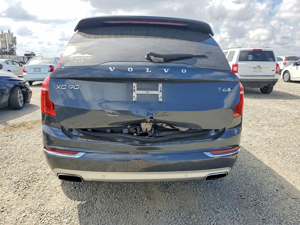 2016 Volvo Xc90 VIN YV4A22PL7G1032293 COPART salvage auction — ENGINE BURN, Ca - Non-Repairable Vehicle Cert, sold $225 on 2026-07-31 (photo 6)