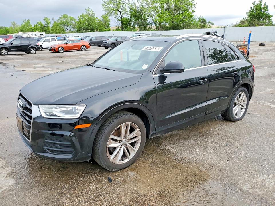 2017 Audi Q3 VIN WA1JCCFS0HR000636 COPART salvage auction — FRONT END, Il - Certificate Of Title, sold $1,800 on 2026-07-16 (photo 1)