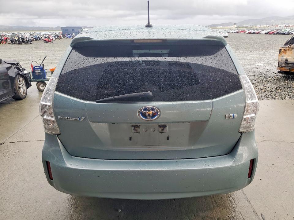 2014 Toyota Prius v VIN JTDZN3EU6EJ005100 COPART salvage auction — SIDE, CA - SALVAGE CERTIFICATE, sold $2,100 on 2026-07-20 (photo 6)