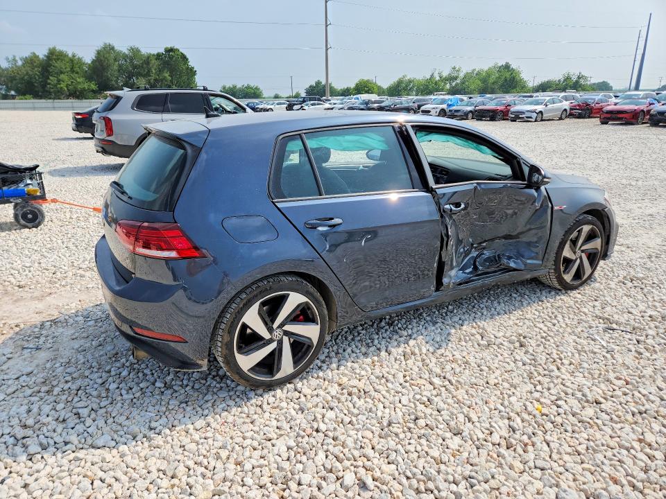 2020 Volkswagen Gti VIN 3VW5T7AU8LM008904 COPART salvage auction — SIDE, Tx - Salvage Vehicle Title, sold $7,600 on 2026-07-09 (photo 3)