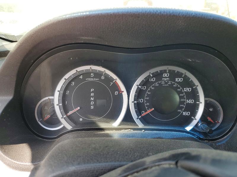 2012 Acura Tsx VIN JH4CU2F69CC002498 COPART salvage auction — FRONT END, Nc - Salvage Certificate Of Title, sold $875 on 2026-07-15 (photo 9)