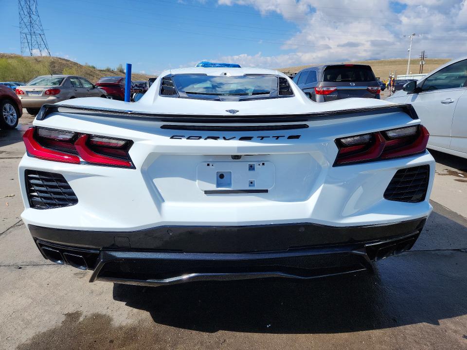 2026 Chevrolet Corvette VIN 1G1YA2D46T5103836 COPART salvage auction — FRONT END, Co - Public - Salvage Title, sold $50,500 on 2026-07-13 (photo 6)