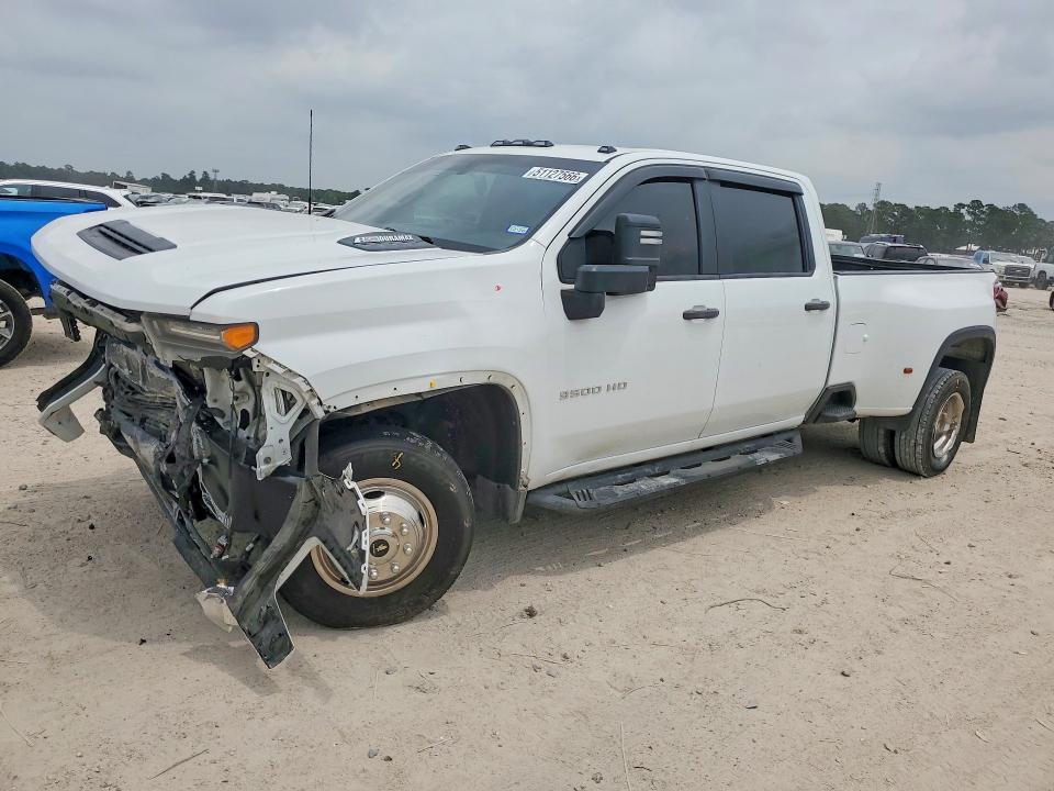 2021 Chevrolet Silverado VIN 1GC4WREY6MF260070 COPART salvage auction — FRONT END, Tx - Salvage Vehicle Title, sold $6,100 on 2026-07-25 (photo 1)