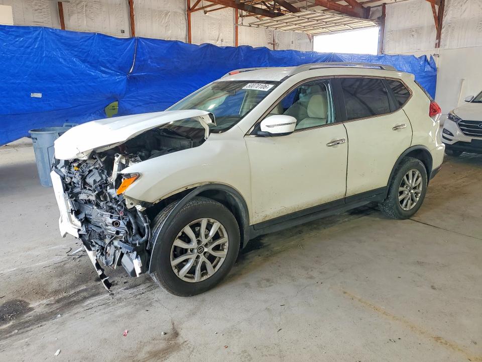 2017 Nissan Rogue VIN JN8AT2MV6HW008629 COPART salvage auction — FRONT END, Ky - Cert Of Title-Salvage, sold $800 on 2026-07-13 (photo 1)
