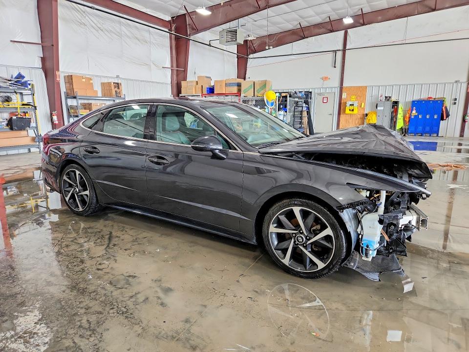 2022 Hyundai Sonata VIN 5NPEJ4J2XNH135636 COPART salvage auction — FRONT END, Il - Salvage Certificate, sold $2,300 on 2026-07-08 (photo 4)