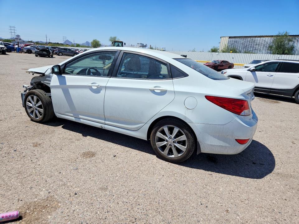 2012 Hyundai VIN KMHCU4AE5CU256310 COPART salvage auction — FRONT END, Az - Cert Of Title - Salvage, sold $1,150 on 2026-07-10 (photo 2)