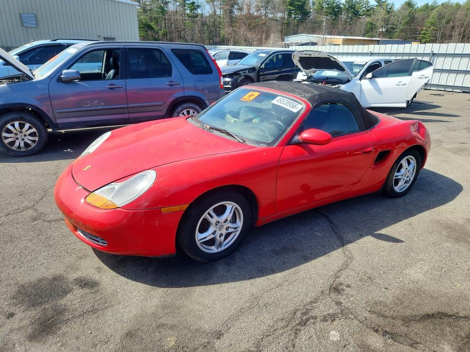 1998 Porsche Boxster VIN WP0CA2985WU624540 COPART salvage auction — REAR END, CO - BILL OF SALE-PARTS ONLY, sold $775 on 2026-07-16 (photo 1)