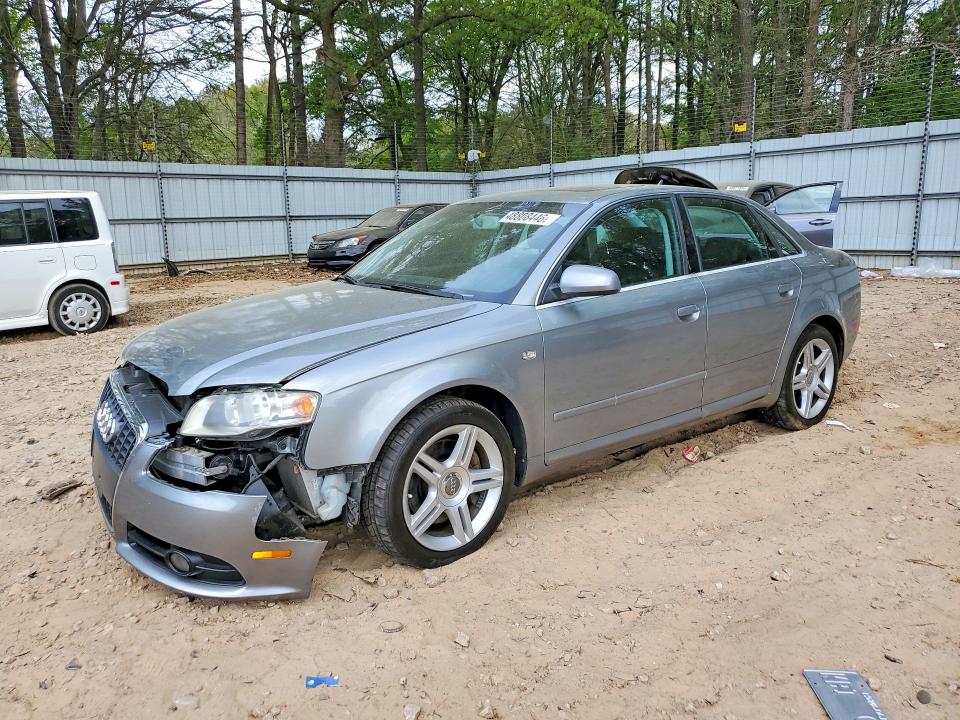 2008 Audi A4 VIN WAUDF78E68A035248 COPART salvage auction — FRONT END, Ga - Bill Of Sale - Parts Only, sold $250 on 2026-07-31 (photo 1)