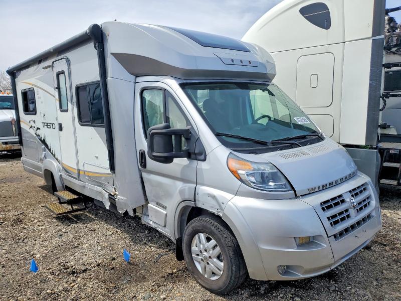 2016 Ram Promaster city VIN 3C7WRVLD3FE507280 COPART salvage auction — SIDE, IL - SALVAGE CERTIFICATE, sold $4,500 on 2026-07-09 (photo 1)