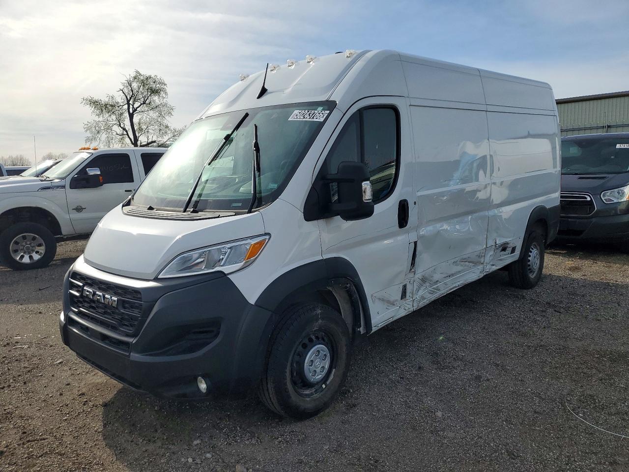 2025 Ram Promaster 2500 VIN 3C6LRVDG6SE512144 COPART salvage auction — Side, MI - CERTIFICATE OF TITLE, sold $22,000 on 2026-04-29 (photo 1)