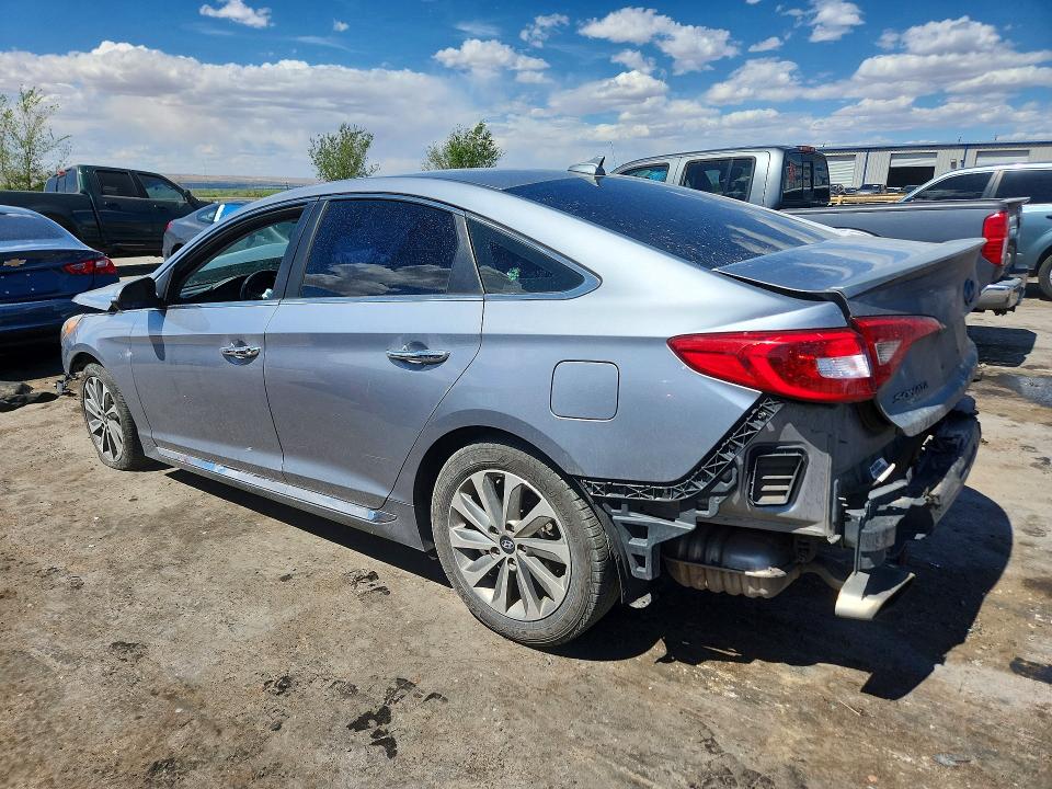 2017 Hyundai Sonata VIN 5NPE34AF9HH576448 COPART salvage auction — FRONT END, Nm - Cert Of Title-Salvage, sold $575 on 2026-07-09 (photo 2)