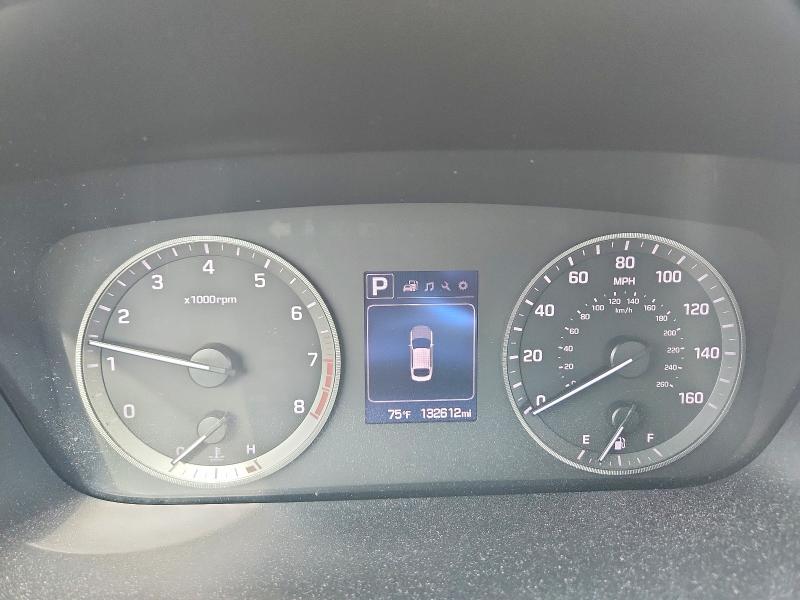 2015 Hyundai Sonata VIN 5NPE34AFXFH080734 COPART salvage auction — FRONT END, Tx - Cert Of Title-Rebuilt Salvage, sold $1,900 on 2026-07-02 (photo 9)