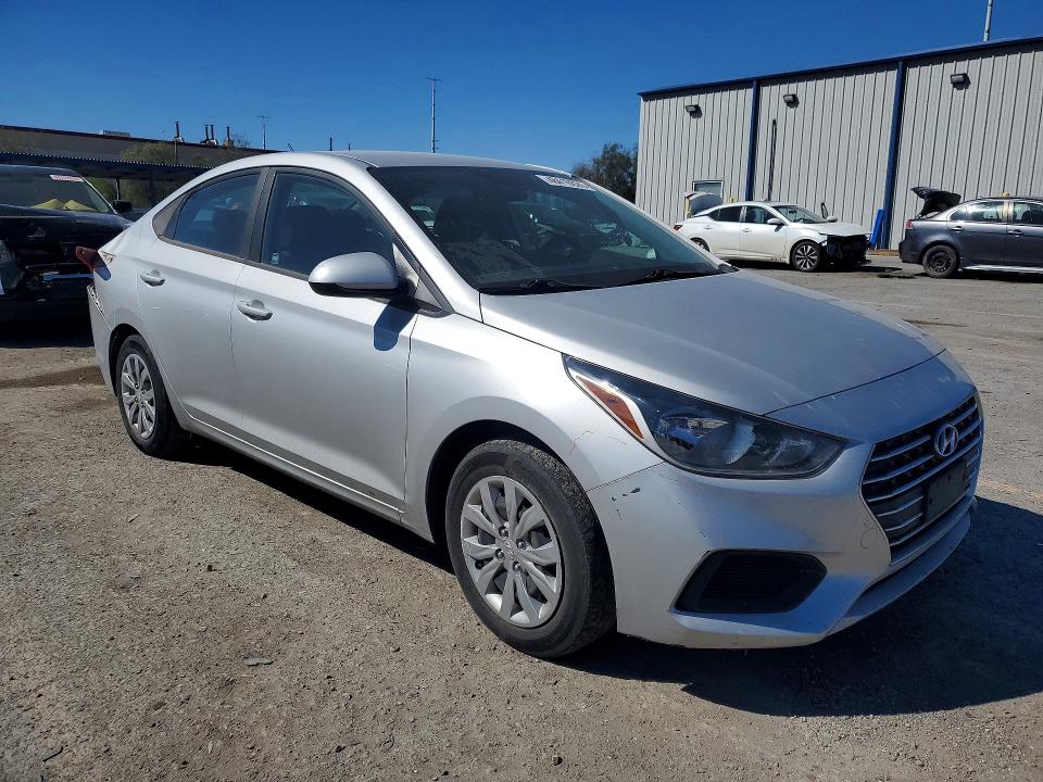 2021 Hyundai Accent VIN 3KPC24A69ME138070 COPART salvage auction — REAR END, Nv - Salvage Title, sold $3,100 on 2026-07-09 (photo 4)