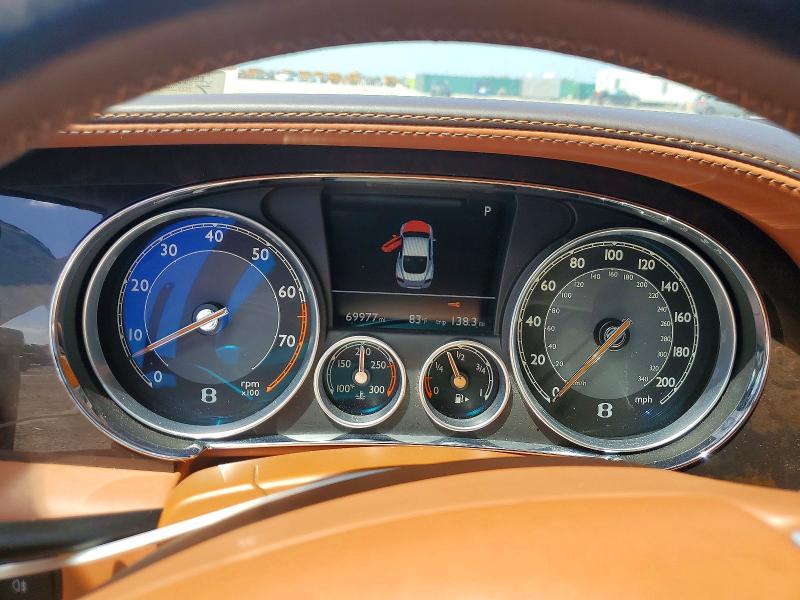 2014 Bentley Continental VIN SCBFH7ZA1EC040457 COPART salvage auction — FRONT END, Id - Salvage Certificate Of Title, sold $18,600 on 2026-07-13 (photo 9)