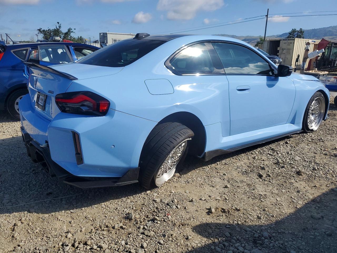 2025 BMW M2 VIN 3MF23DM01S8F08582 COPART salvage auction — Undercarriage, CA - SALVAGE CERTIFICATE, sold $37,500 on 2026-06-02 (photo 3)