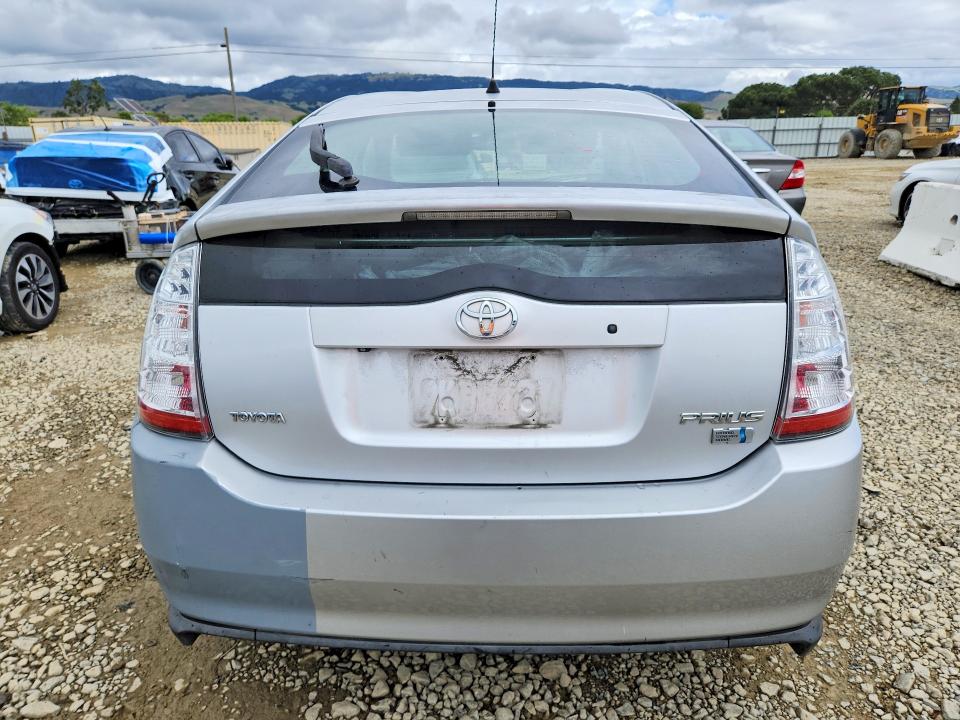 2006 Toyota Prius VIN JTDKB20U567059580 COPART salvage auction — VANDALISM, Ca - Salvage Certificate, sold $725 on 2026-07-02 (photo 6)